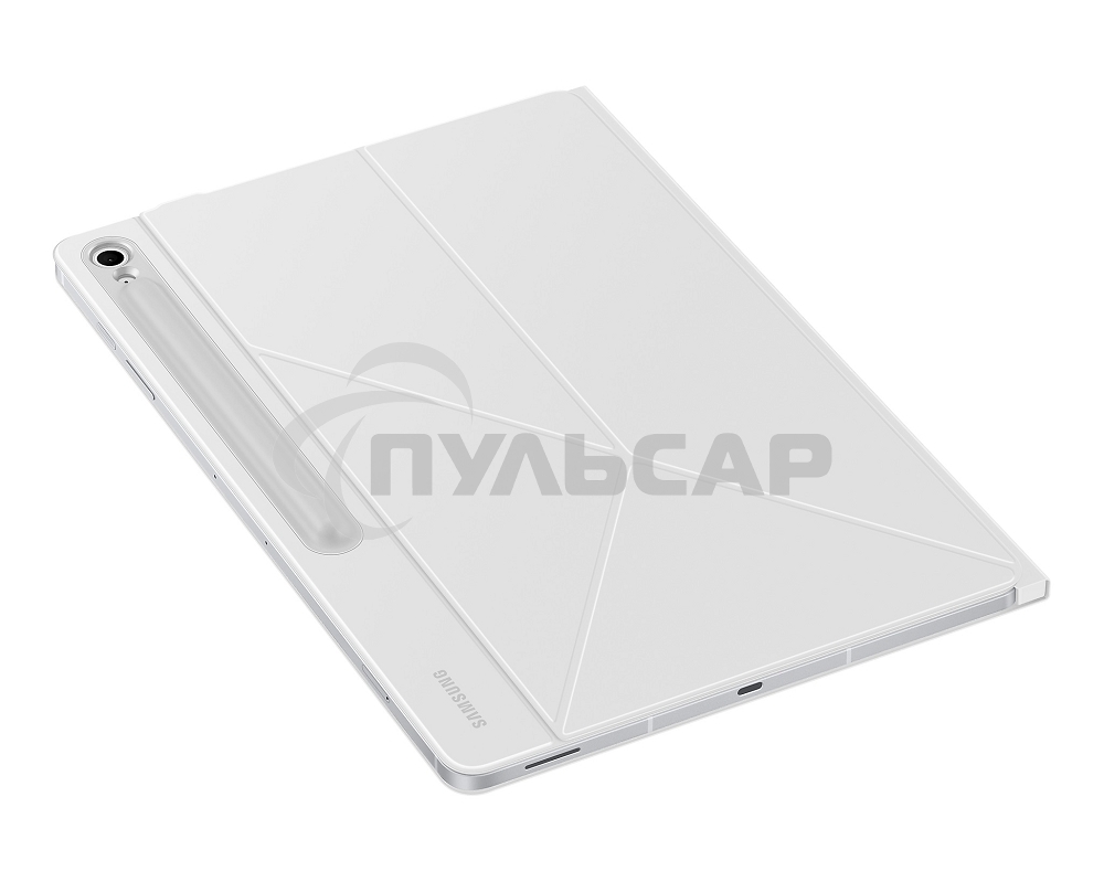 Чехол Samsung для Tab S10 FE+ Smart Book Cover поликарбонат/полиуретан белый (EF-BX620PWEGRU)