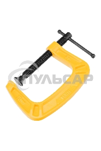 Струбцина Denzel G-образная усиленная, 75 мм