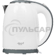 Чайник электрический Atlanta ATH-2427 белый двухстенный