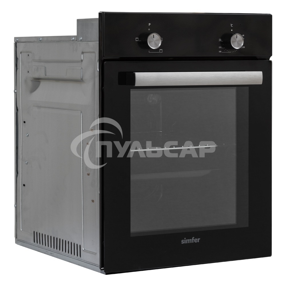 Электрический духовой шкаф Simfer B4EB04070, встраиваемый, черный