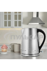 Чайник электрический Vitek VT-7000 1.7л. 2200Вт серебристый (корпус: металл)