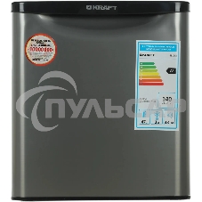 Холодильник Kraft BR 50I серебристый однокамерный 44/3л морозилка сверху