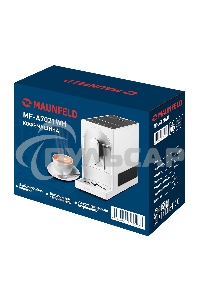 Кофемашина автоматическая Maunfeld MF-A7021WH белый, исп. кофе - зерна, 1.1 л, 1470 Вт, 19 бар