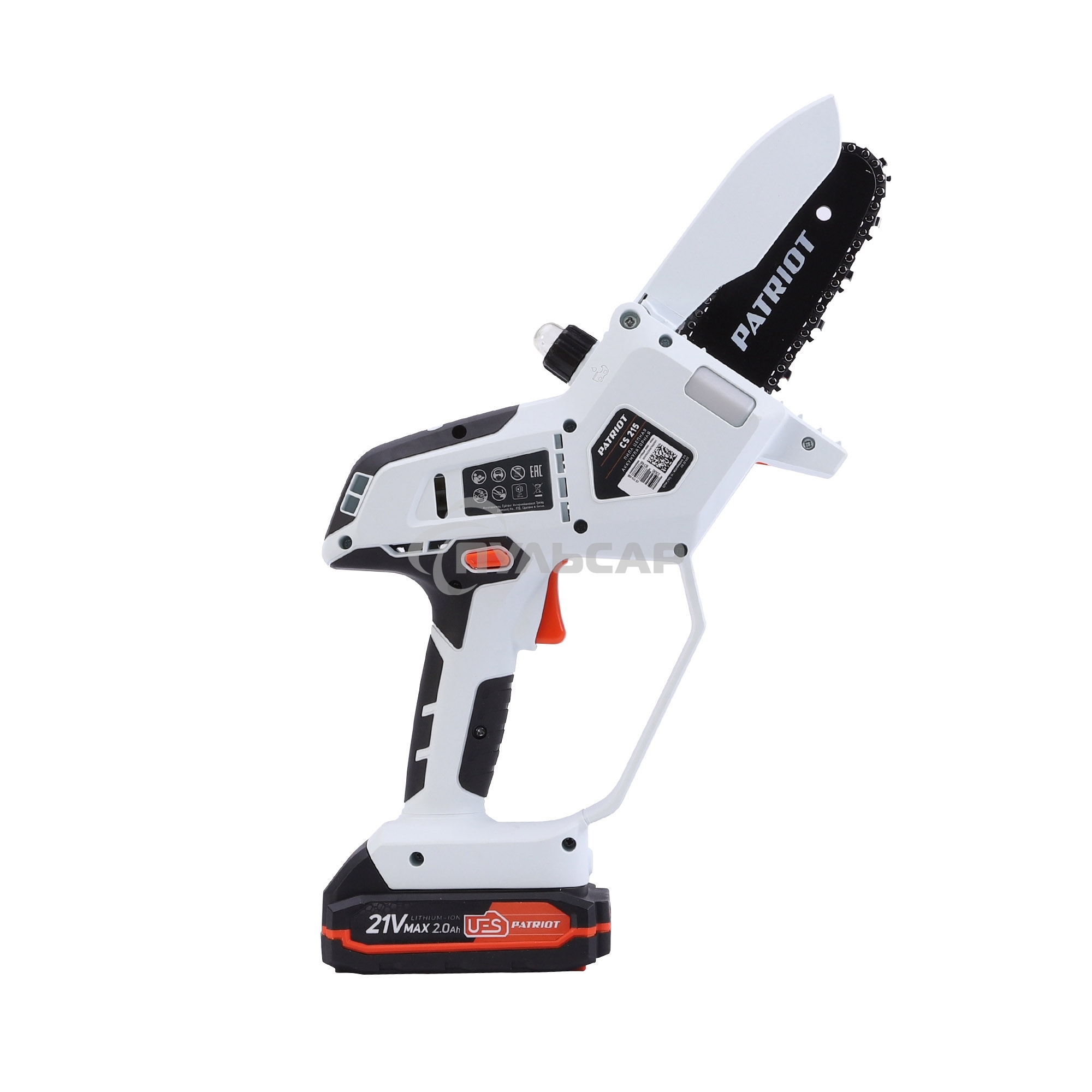 Пила цепная аккумуляторная PATRIOT CS 215 21В UES мини