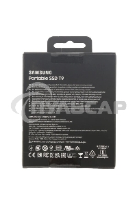 Внешний SSD Samsung T9, 1TB, USB 3.2 Gen 2x2 Type-C, R/W 2000/1950, черный