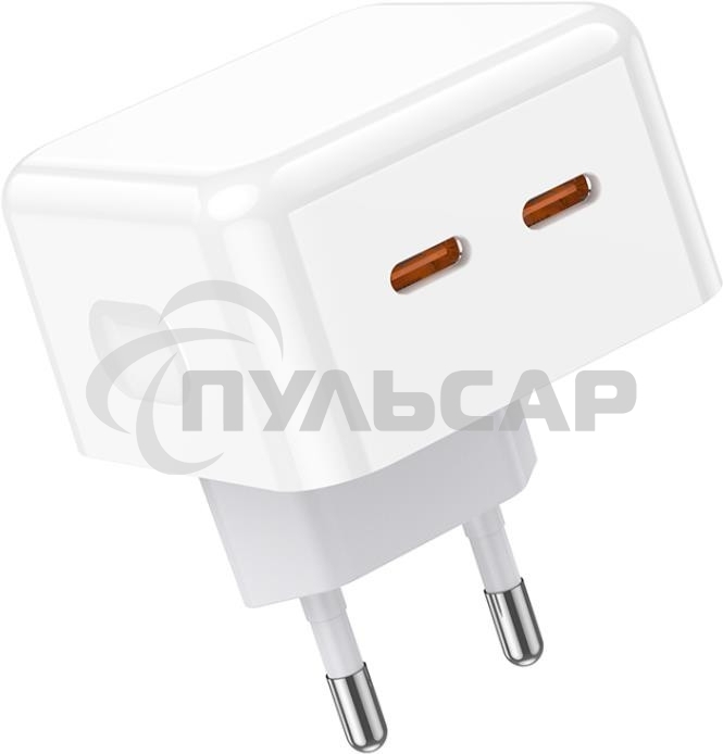 Зарядное устройство BOROFONE (6941991101113) BA76A 2Type-C 3.0A PD 35W, белый
