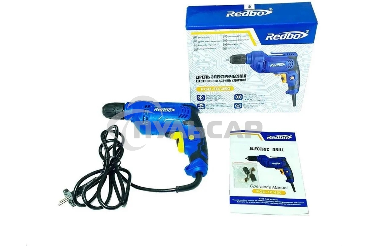 Дрель электрическая Redbo PGD-10/450