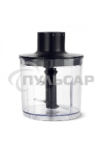 Блендер BQ HB522PS Black-Steel. Мощность:1000 Вт, 3 в1 Блендер + миксер + измельчитель