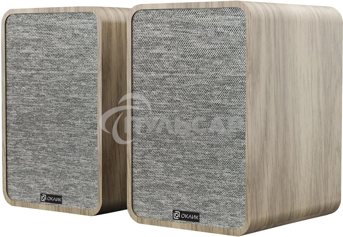 Акустическая система Оклик OK-417A 2.0 светлое дерево 40Вт BT