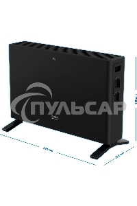 Конвектор Beko Winter Range RHC 5218 B черный, 1800 Вт, 20 м2, термостат