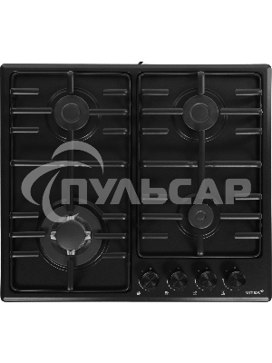 Газовая варочная панель Vitek VGH 6410W MBK черный матовый