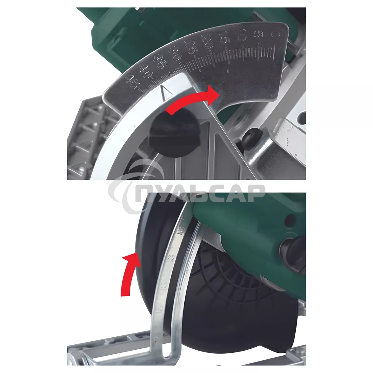 Профессиональная пила циркулярная бесщеточная KLPRO KLDAT18B-80 (18 В / 8,0 А·ч, 3650 об/мин, 165мм)