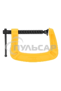 Струбцина Denzel G-образная усиленная, 75 мм