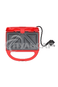 Вафельница Maxvi SM752P красный