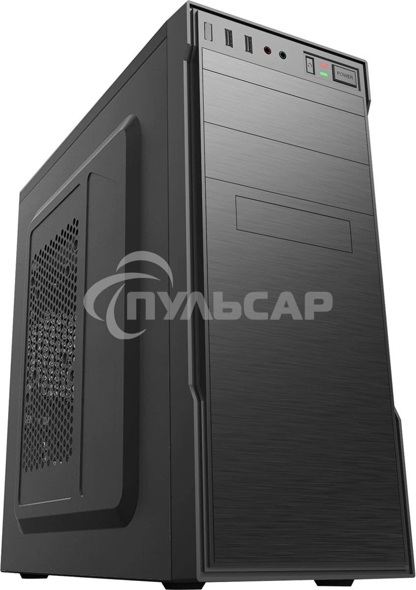 Компьютерный корпус с блоком питания 450Вт./ Case Forza ATX, 450W, 1xUSB 2.0+1xUSB 3.0, Black, w/o FAN, 8 см fan PSU, power cord