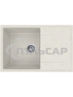 Мойка кухонная PRACTIK PR-M 475-001 белый камень