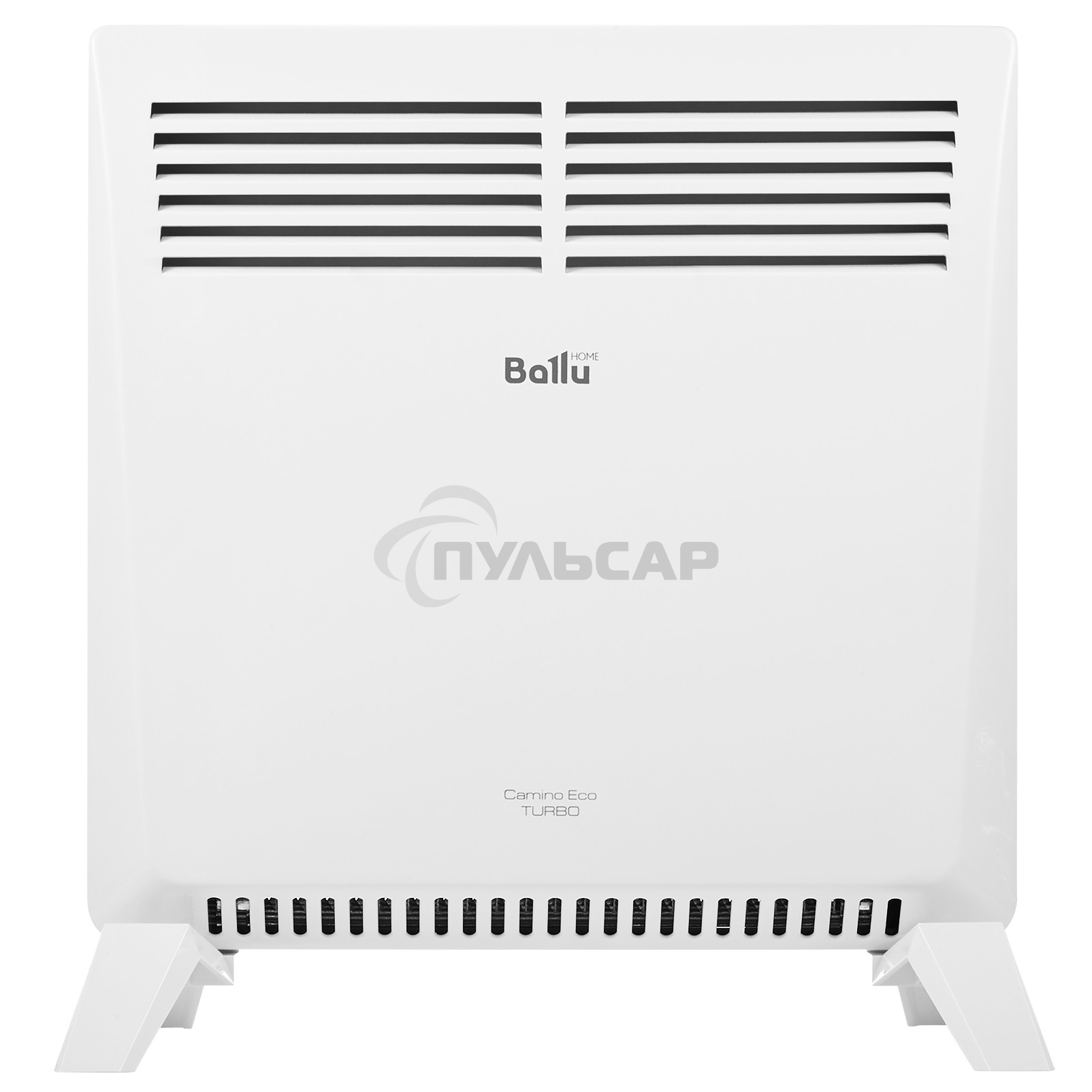 Конвектор Ballu Camino Eco Turbo BEC/EMT-1000 + Кронштейн CWM-02, белый, 1000 Вт, 15 м2, термостат