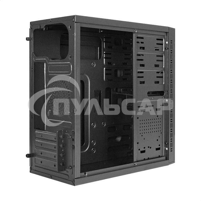 Компьютерный корпус Minitower ExeGate QA-412U-UNS350 (mATX, БП UNS350 с вент. 12см, 2*USB+2*USB 3.0, аудио, черный)