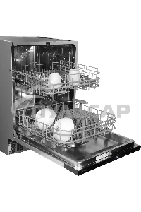 Встраиваемая посудомоечная машина Hyundai HBD 645, нержавеющая сталь, 59.8 см, 13 компл., 49 дБ, класс A++