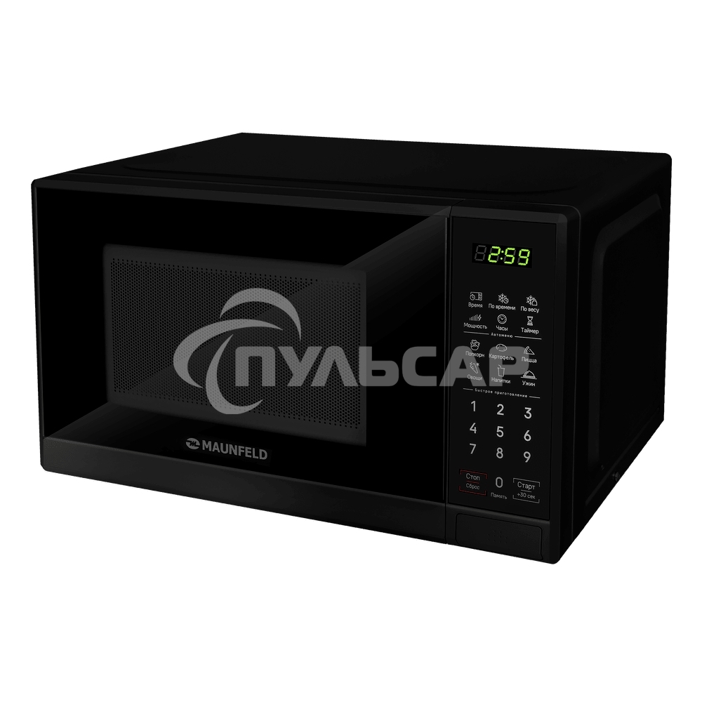 Микроволновая печь MAUNFELD MFSMO720EB07 черный, 20 л, 700 Вт, переключатели - сенсор