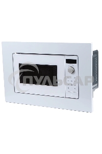 Микроволновая печь встраиваемая Bosch BFL623MW3 Serie 2, белый, 20 л, 800 Вт, переключатели - поворотный механизм/сенсор