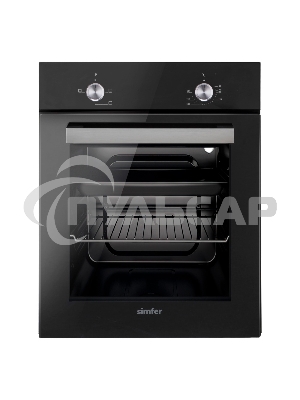 Электрический духовой шкаф Simfer B4EB04070, встраиваемый, черный