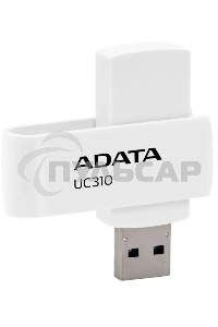 Флешка USB ADATA UC310 (UC310-64G-RWH), 64 Gb, USB 3.2 Gen 1, R/W 100/30, белый