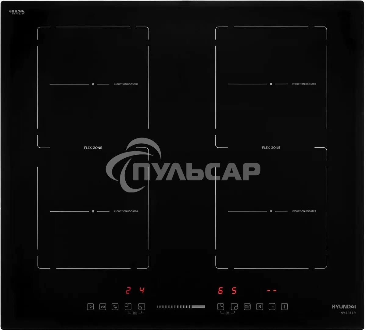 Индукционная варочная панель Hyundai HHI 6772 BG черный