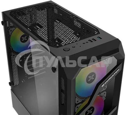 Компьютерный корпус Xigmatek Lamiya EN40016 ATX, USB 3.0x1+USB 2.0x2, Front & Left TG, 4PCS X24A Fan, Galaxy II Fan Control Box & Remote (748113)