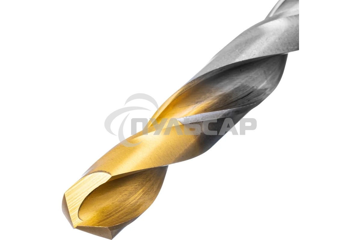 Набор сверл по металлу Denzel 1-13 мм, Р6М5-TiN, Golden Tip, 25 шт 723009