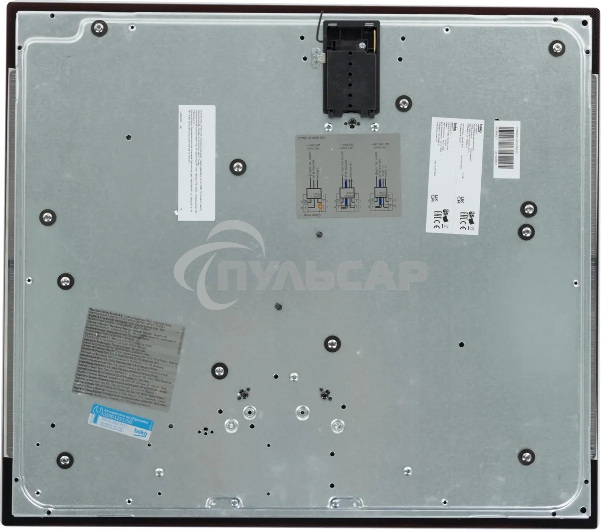 Встраиваемая электрическая варочная поверхность Beko HIC 64402 T, черный