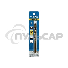 Сверло по металлу ЗУБР КОБАЛЬТ 8.0х117мм, сталь Р6М5, класс А