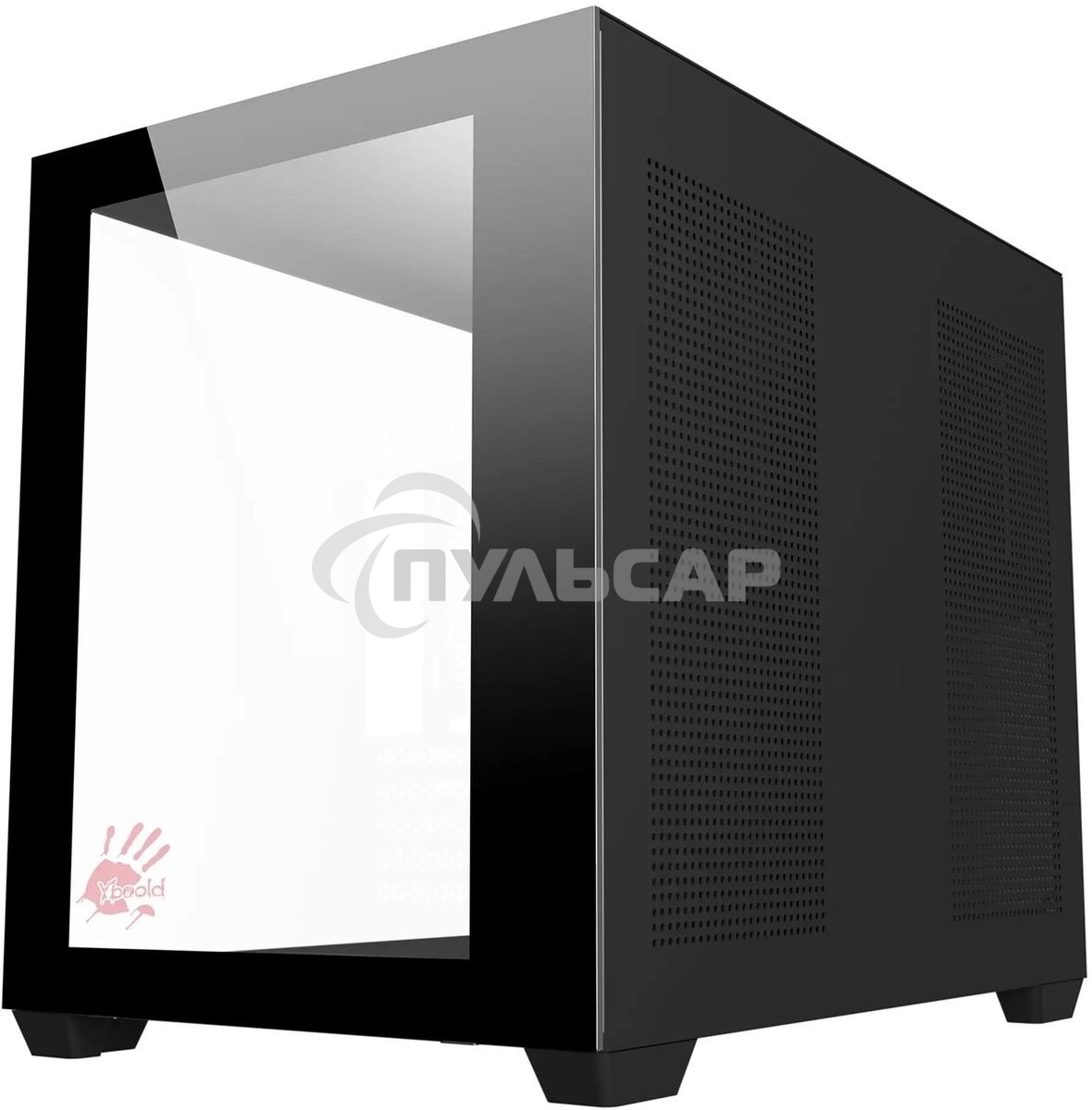 Компьютерный корпус Bloody BD-CC108 черный без БП mATX 9x120мм 2xUSB 3.0 audio bott PSU