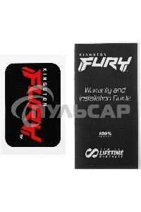Оперативная память Kingston Fury Beast, DDR4, 64Gb (4x16Gb), 3600MHz, CL18, DIMM, радиатор, черный