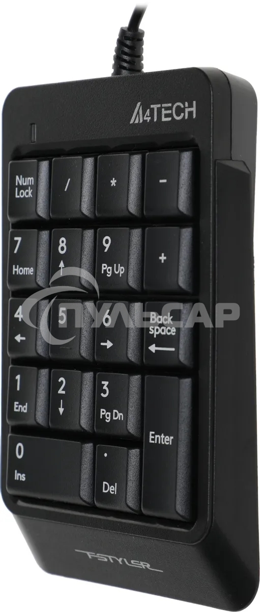 Числовой блок проводной A4Tech Fstyler FK13P, USB, черный