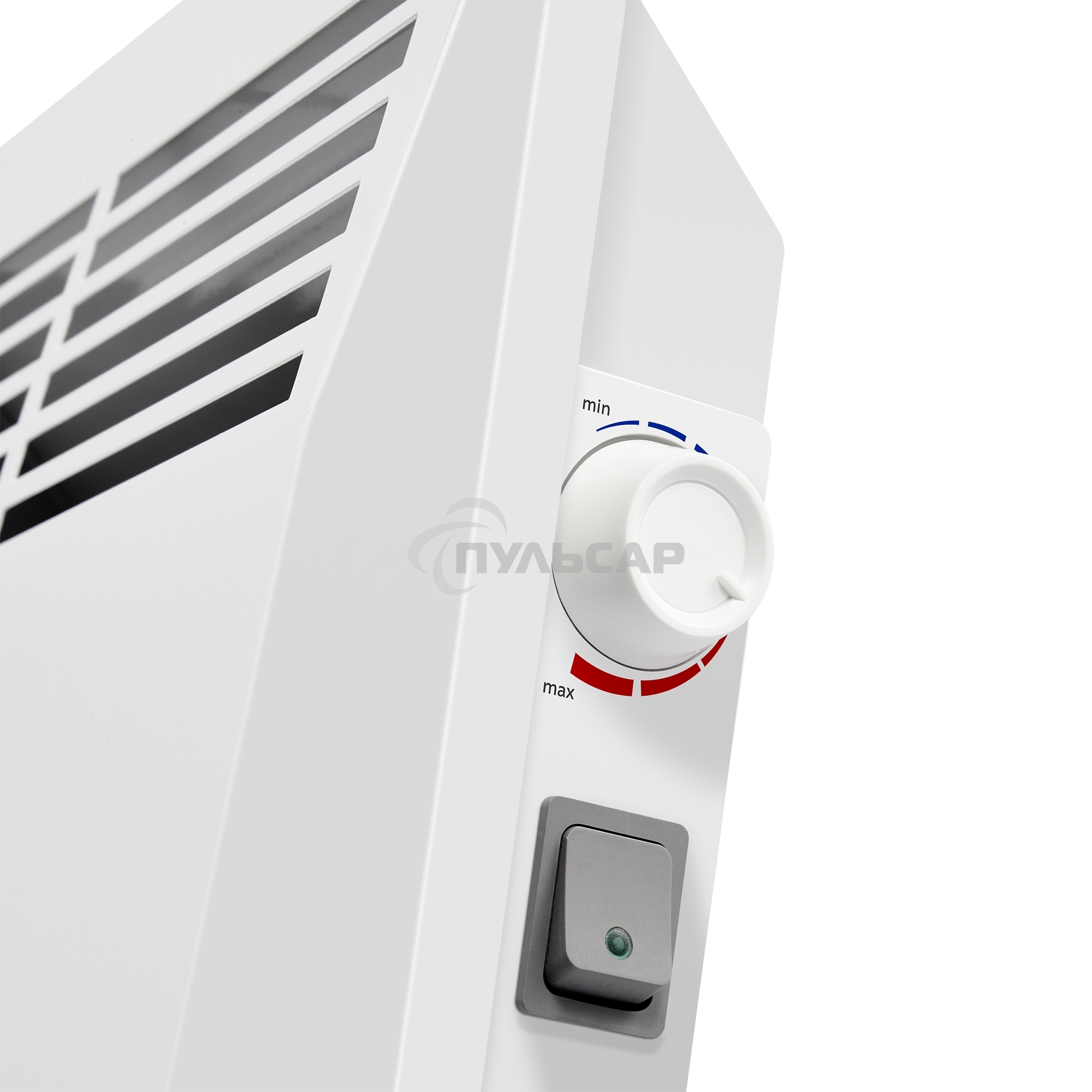 Конвектор Ballu Camino Eco Turbo BEC/EMT-1000 + Кронштейн CWM-02, белый, 1000 Вт, 15 м2, термостат