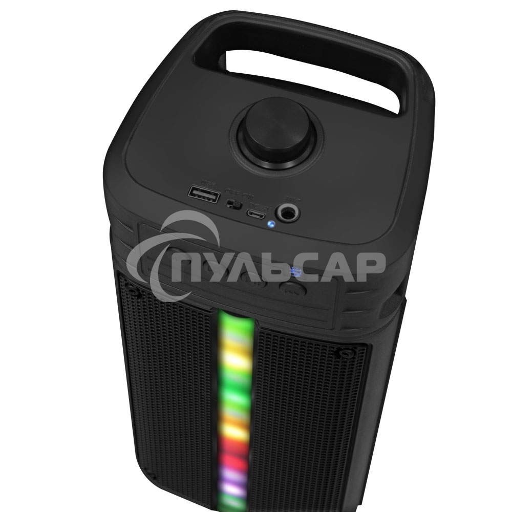 Колонка-ВТ Ginzzu GM-914B 20W/TWS/1800mAh/FM/USB/RGB черный