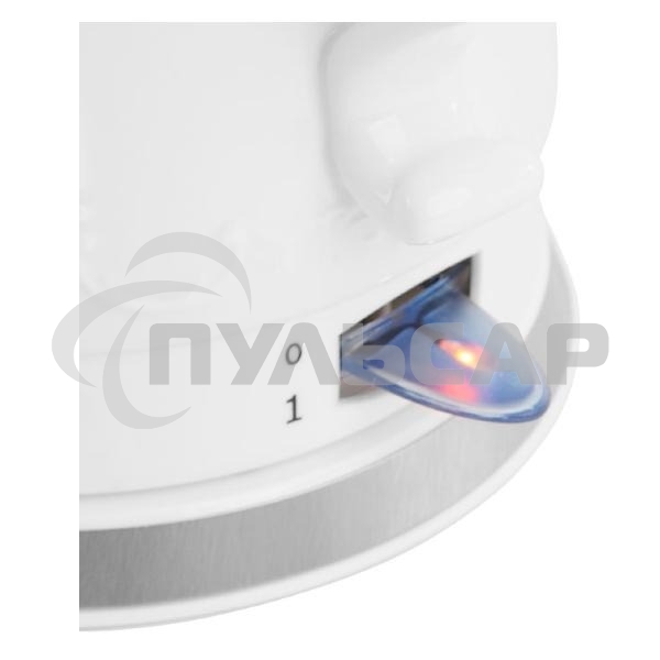 Чайник керамический Delta LUX DL-1236 белый