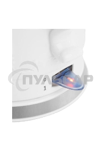 Чайник керамический Delta LUX DL-1236 белый