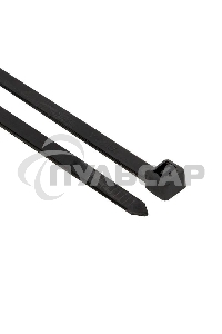 Хомут кабельный 2.5х200 нейл. черный (уп.100шт) EKF plc-cb-2.5x200