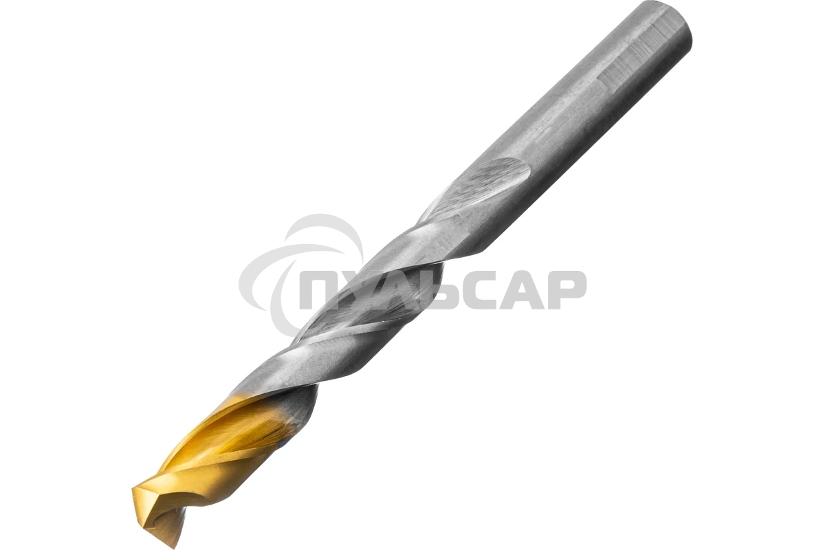 Набор сверл по металлу Denzel 1-13 мм, Р6М5-TiN, Golden Tip, 25 шт 723009