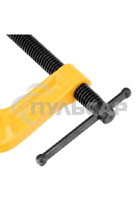 Струбцина Denzel G-образная усиленная, 75 мм