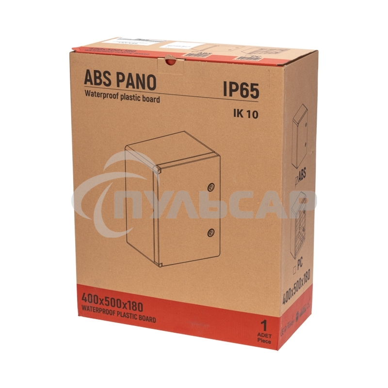 Корпус пластиковый ЩМПп Rexant с монтажной панелью 600х400х200мм ABS УХЛ1 IP65