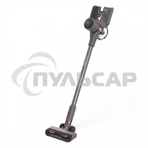 Пылесос вертикальный BQ VCA0103H серый, 2 в 1 вертикальный и компактный / технология циклон, эффективный сбор пыли и простота экплуатации / Quiet performance, низкий уровень шума / до 30 мин непрерывной работы / для эффективной уборки удобный индикатор за