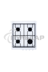 Плита газовая Flama AVG 1401 W белый,крышка