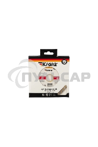 Диск алмазный отрезной Turbo 115x22.2 мм Kranz 