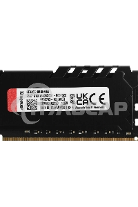 Оперативная память Kingston Fury Beast, DDR4, 64Gb (4x16Gb), 3600MHz, CL18, DIMM, радиатор, черный