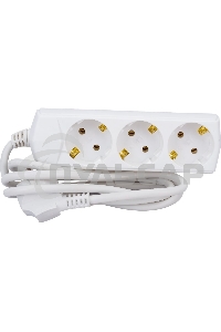 Удлинитель 3х1.5м с заземл. 10А 250В У03 GENERICA 2P+PE 3х1кв.мм IEK WYP10-10-03-D15-Z-G