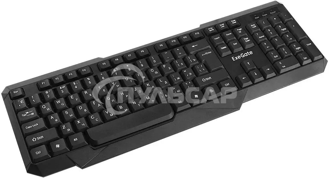 Клавиатура проводная ExeGate LY-404 (EX264084RUS), USB, черный