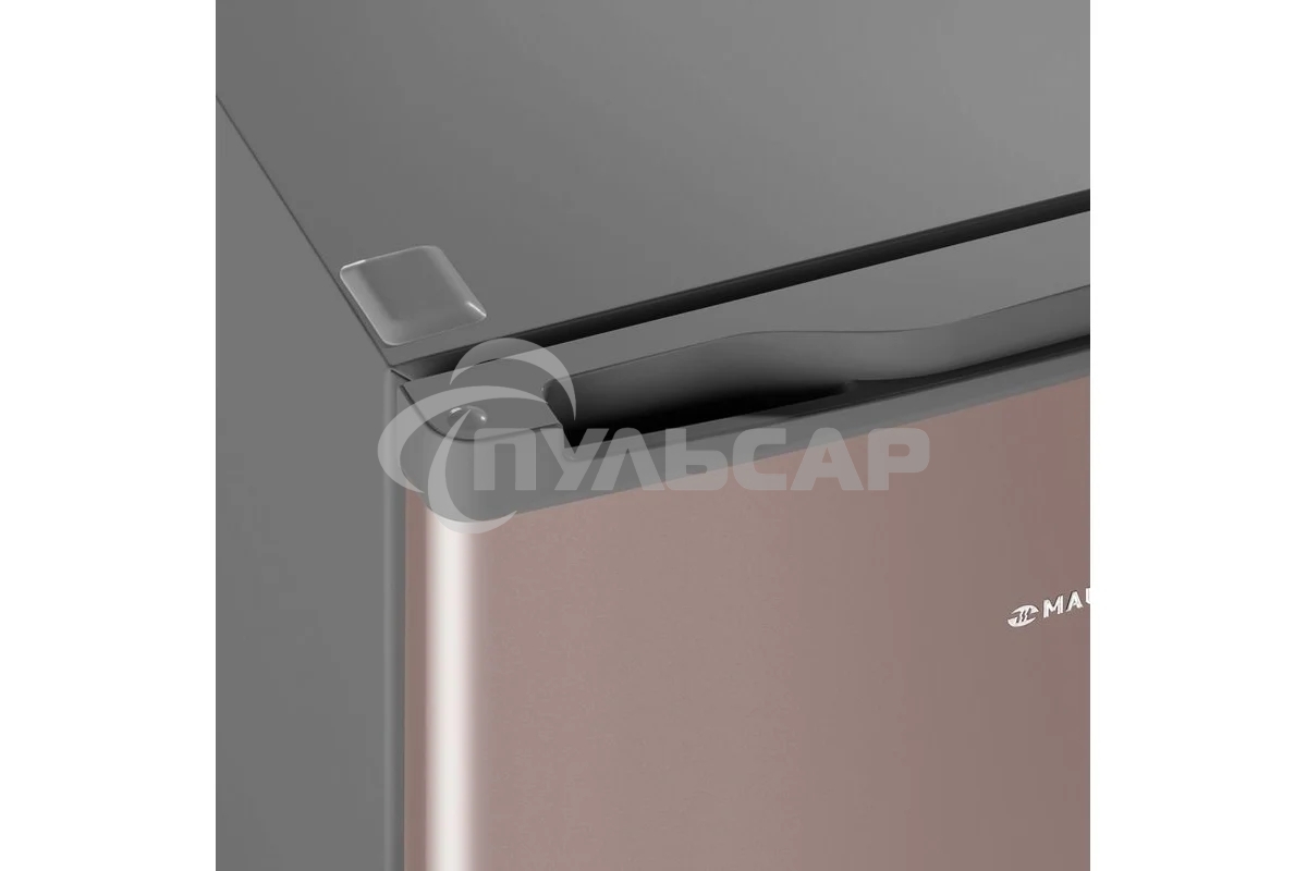 Холодильник Maunfeld MFF83GD золотистый/серый мат. однокамерный 85л